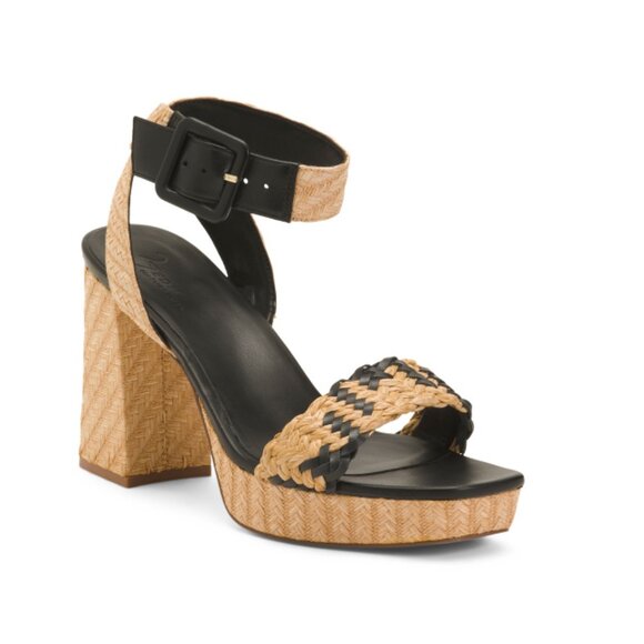 27 EDIT NATURALIZER natural Jaselle 2 Heeled Sandals - Picture 1 of 2